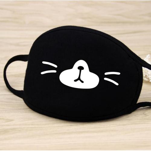 Chat Ours Masque Zip Bouche Nez Visage Anti Poussiere Protection Style Asiatique Japonais Coreen Harajuku Rock Punk Grunge Haute Qualite Rakuten