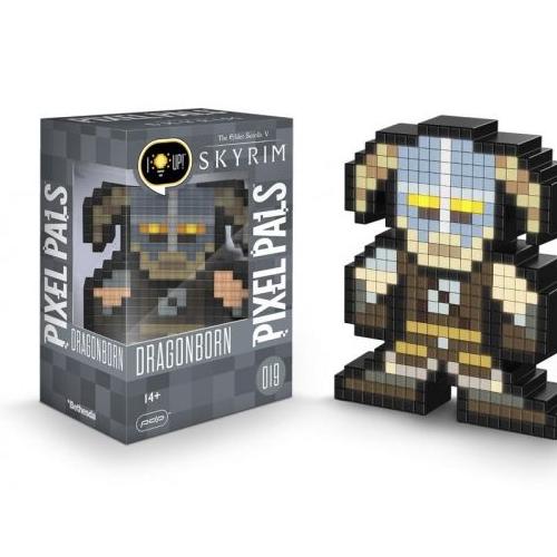 Figurine Pixel Pals Light Up Bethesda The Elder Scrolls V Skyrim Dragonborn