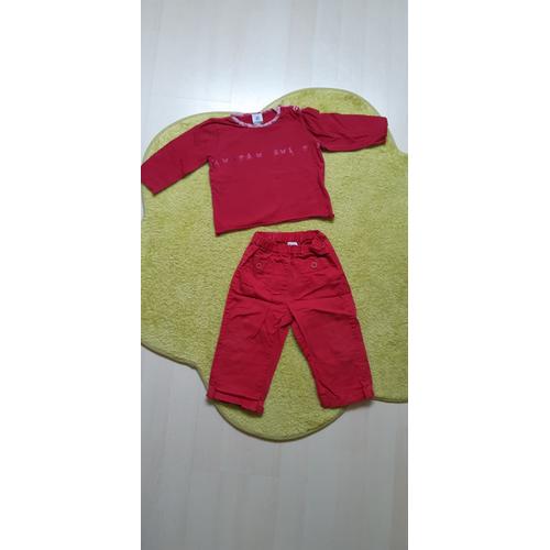 Ensemble Bebe Fille Petit Bateau 12 Mois Rakuten