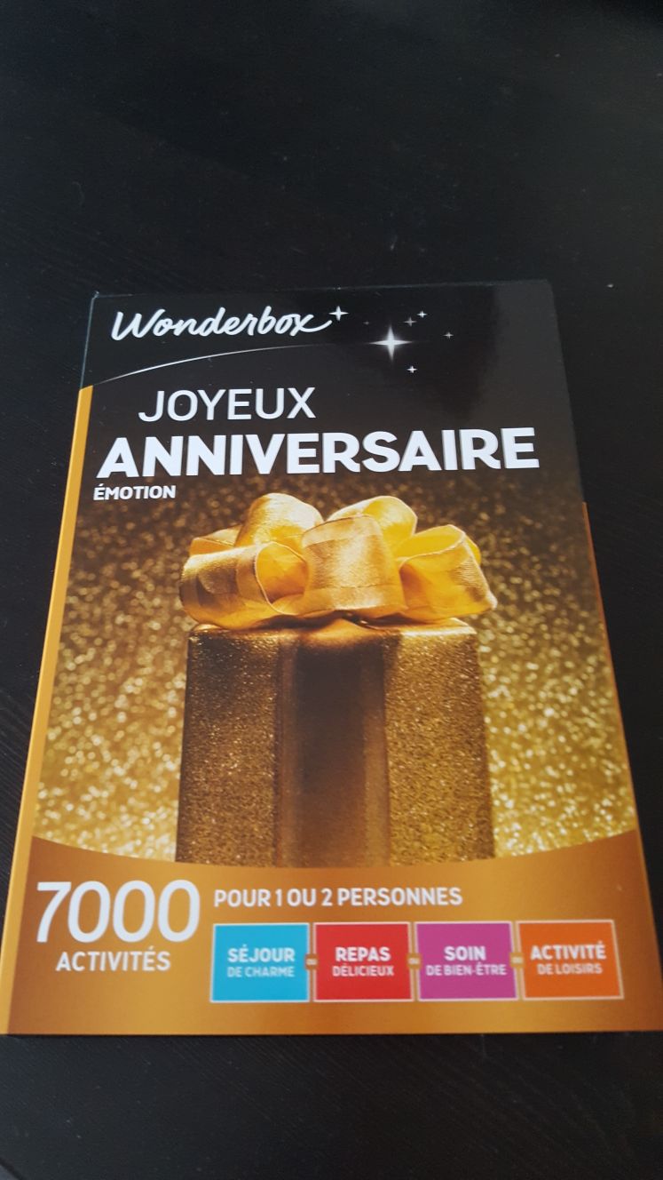 Coffret Wonderbox Joyeux Anniversaire Emotion Rakuten