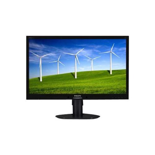 Philips Brilliance B-Line 241B4Lpycb - Écran Led - 24" - 1920 X 1080 Full Hd (1080P) - 250 Cd/M² - 1000:1 - Dvi-D, Vga, Displayport - Haut-Parleurs - Noir Texturé Avec Socle Noir