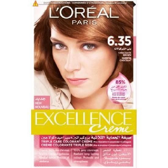 Coloration Oreal Excellence N°6.35