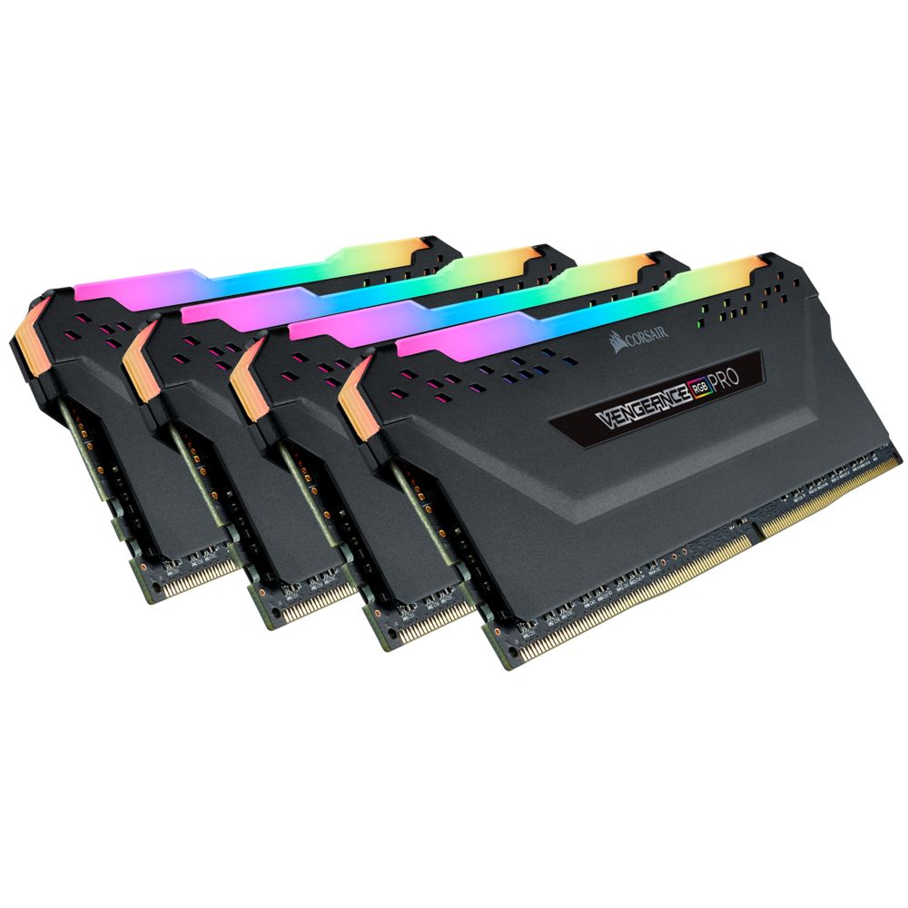 Corsair Vengeance RGB CMW32GX4M4C3200C16 module de mémoire 4 x 8 Go DDR4 3200 MHz Neuf - vue 4