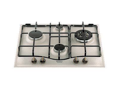 Cuisinière à gaz Hotpoint PC 640 T AV R HA émaillée avoine 4 brûleurs - vue 7