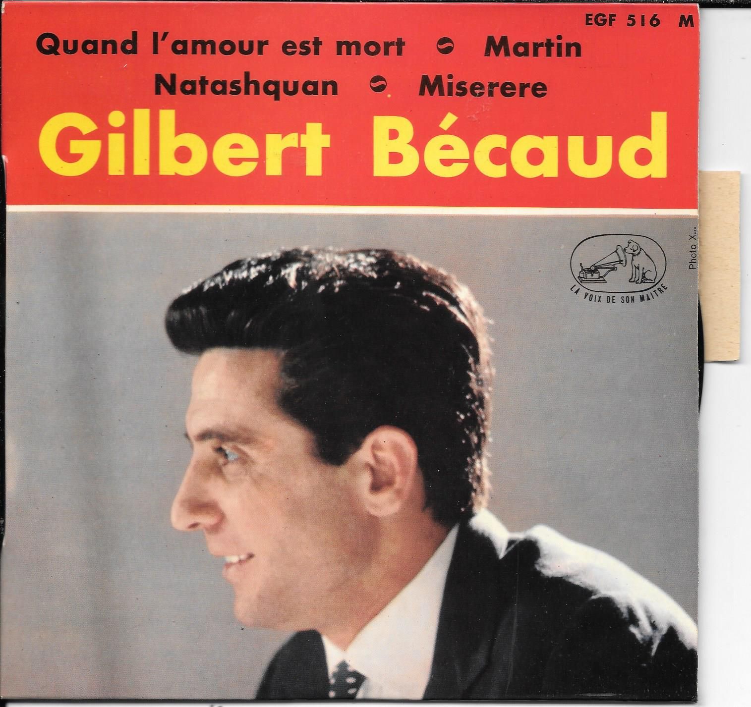 Quand L Amour Est Mort Gilbert Becaud Les Prix D Occasion Ou Neuf