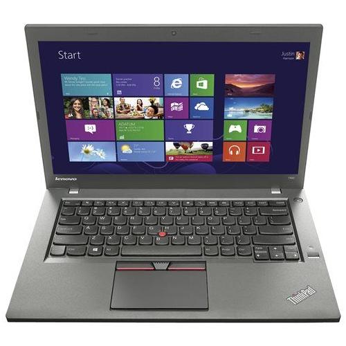 Lenovo Thinkpad T450 20Bv - Ultrabook - Core i5 5200U / 2.2 Ghz - Win 7 Pro 64 Bits (Comprend Licence Windows 10 Pro 64 Bits) - 8 Go Ram - 256 Go SSD Tcg Opal Encryption 2 - 14" 1600 X 900 (Hd+) - Hd Graphics 5500 - Wi-Fi 5 - Mise À Niveau Wwan - Cl