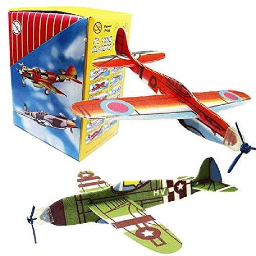 Bleu)Jouet Volant D'avion à Monter Soi-même, Modèle D'avion à Lancer à
