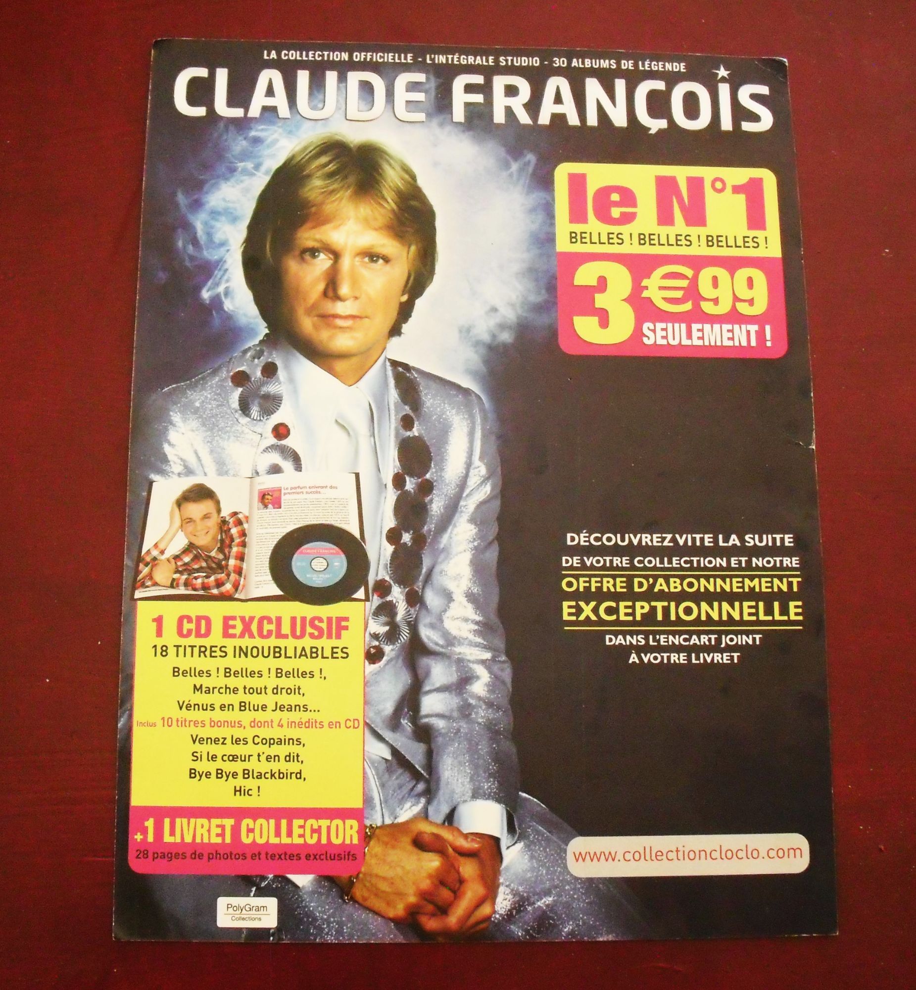 Claude françois carton d'occasion  