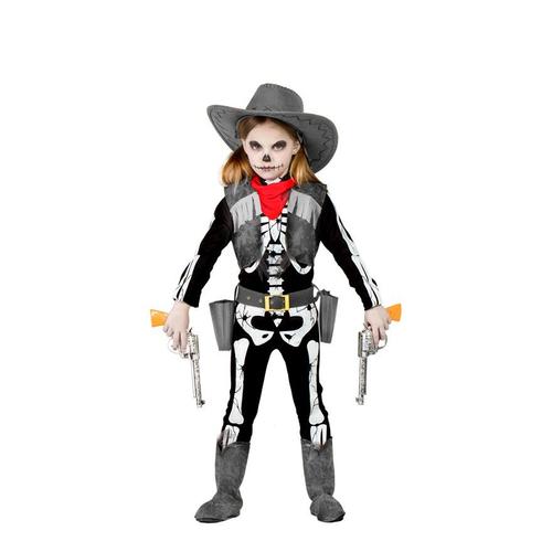 Deguisement De Squelette Cowboy Pour Fille Taille 10 12a Rakuten