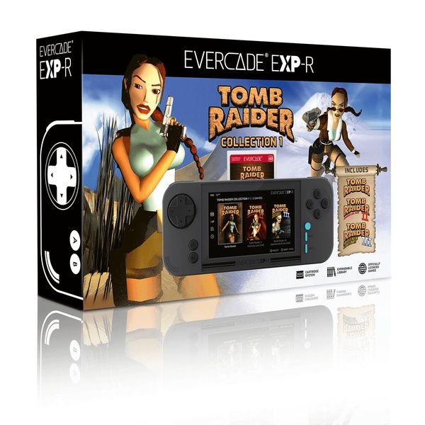 Pack Console rétrogaming Evercade EXP R Tomb Raider 1 2 3 - vue 5