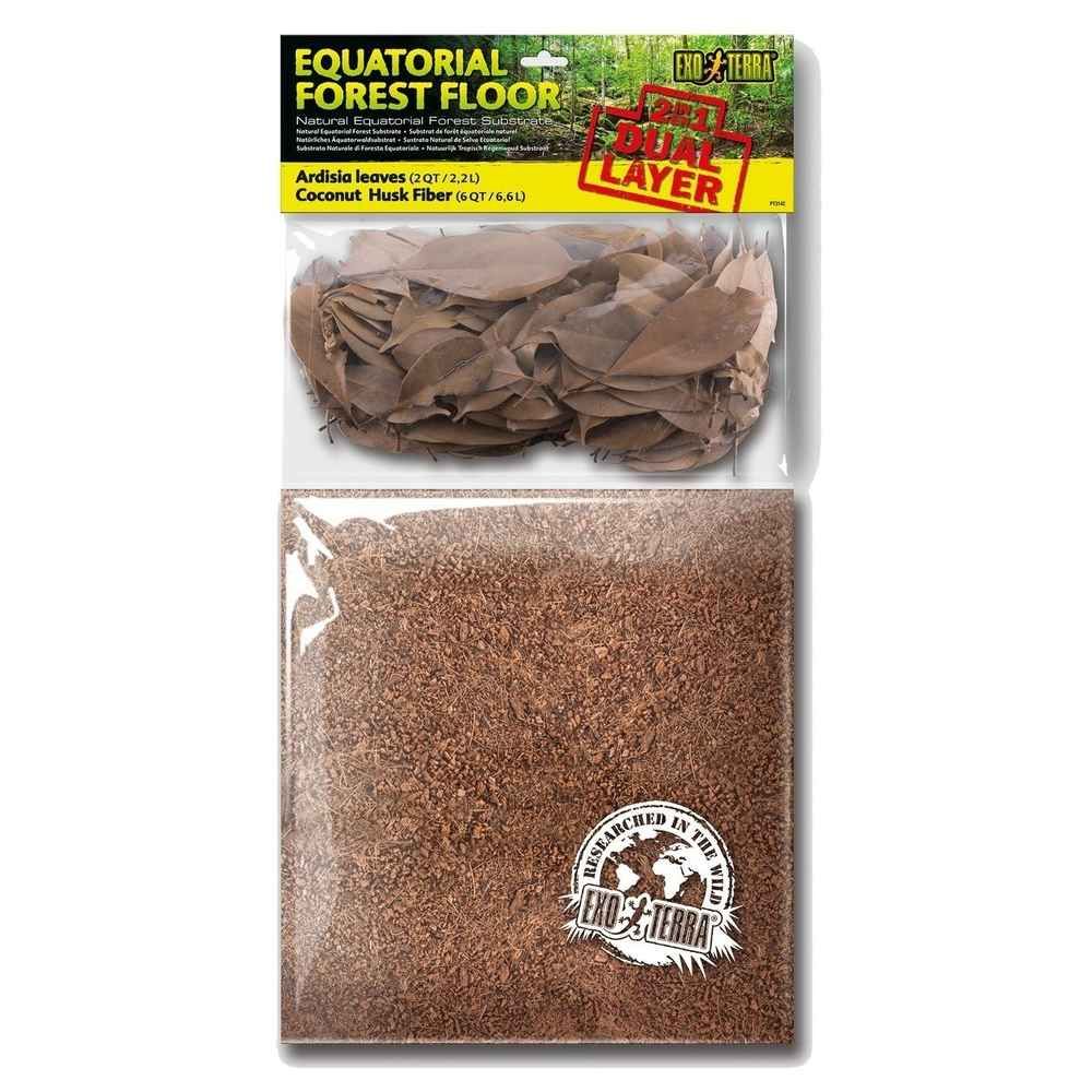 Comparer les prix de Exo Terra - Substrat De Forêt Equatorial Forest Floor Pour Terrarium - 8,8l