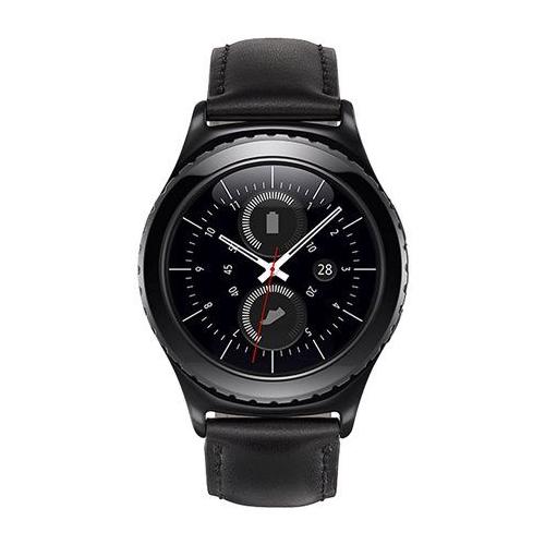 Samsung Gear S2 - Classic - 40 Mm - Noir - Montre Intelligente Avec Bande - Cuir - Noir - Affichage 1.2" - 4 Go - Wi-Fi, Nfc, Bluetooth - 42 G
