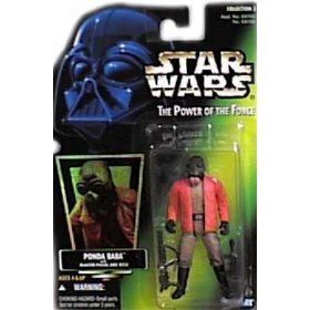 1996 Hasbro Star Wars Ponda Baba Card Holo Foil