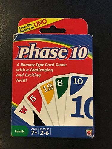 Mattel Games W4729 Phase 10 Card Game