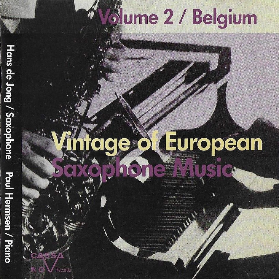 vintage of european saxophone music - volume 2 - Belgium | Rakuten