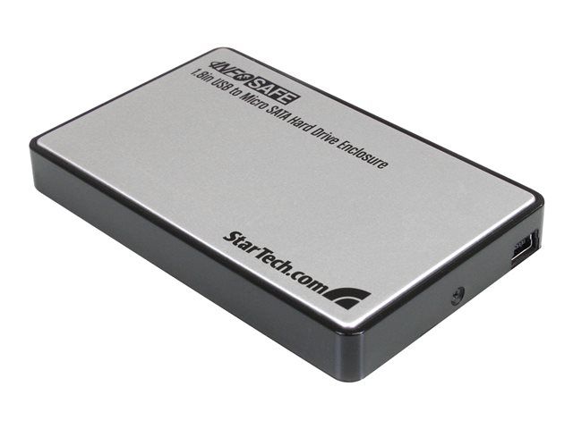 StarTech.com Boîtier USB 2.0 pour Disque Dur Micro SATA 1.8 Boîtier Externe HDD Boitier externe 1.8 SATA 1.5Gb/ 150 Mo/ USB 2.0 pour PN: USB2HAUBY1...