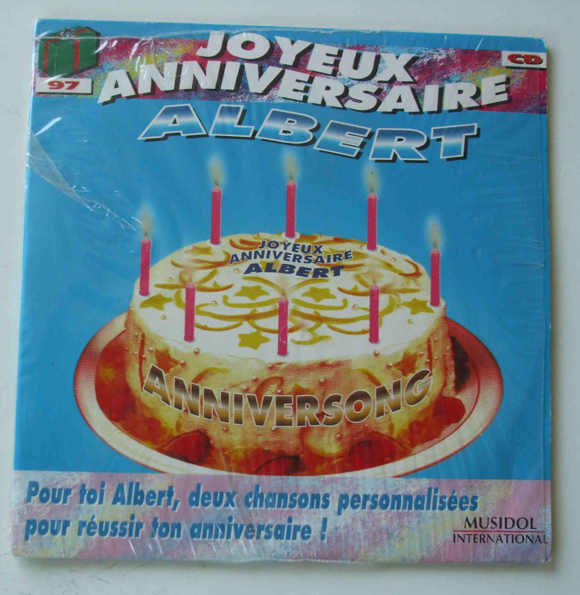 Joyeux Anniversaire Albert Anniversong Rakuten