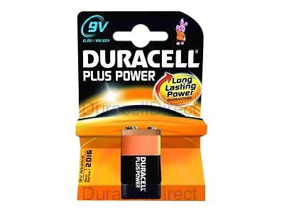 Duracell Plus Power MN1604 Batterie 9V Alcaline
