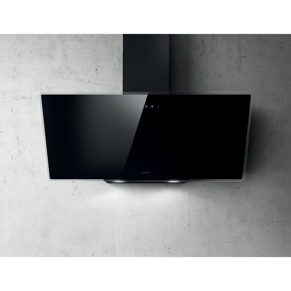 ELICA Hotte inclinée 90 cm SHIRE 713 m3h verre PRF0119829A - vue 2