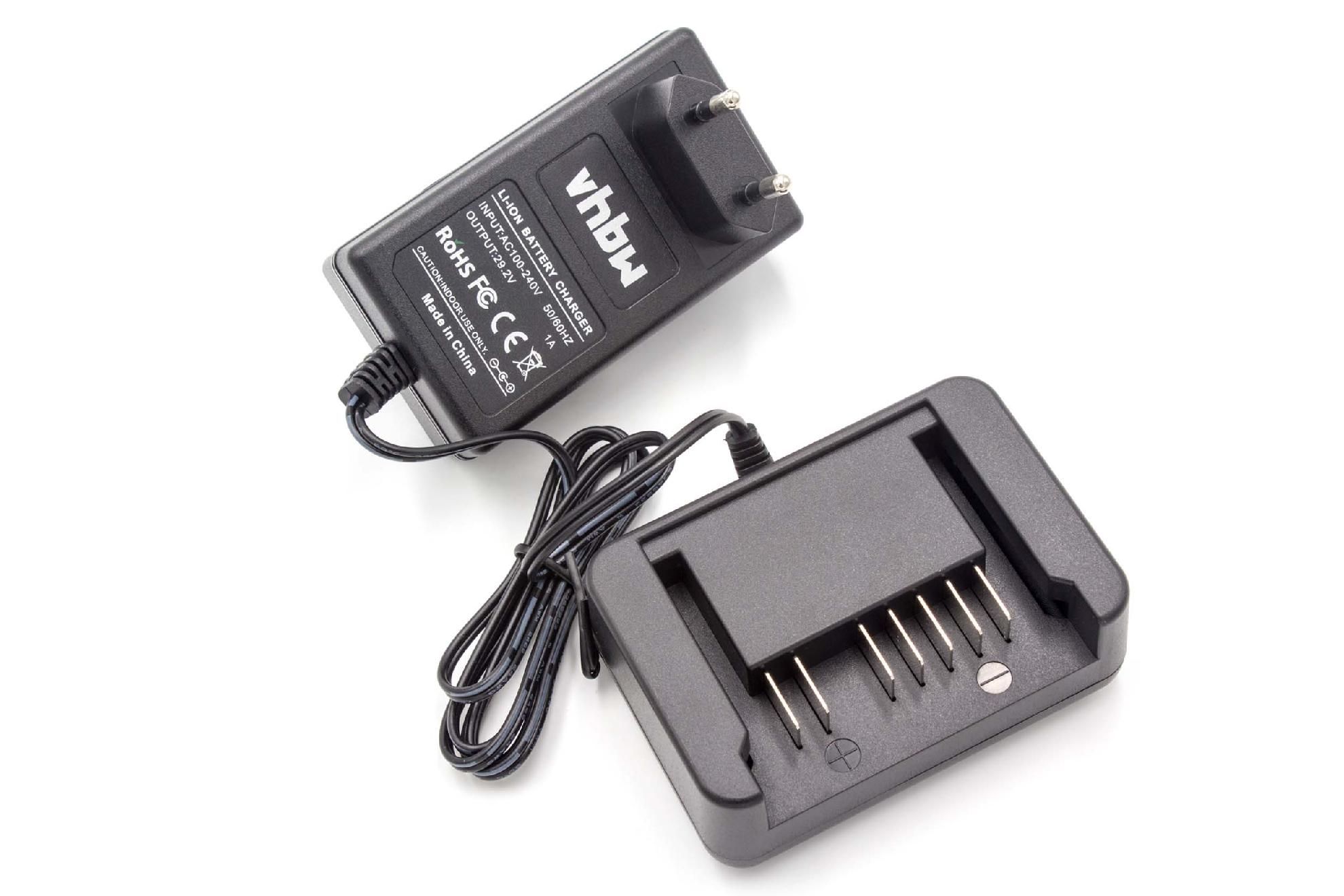 vhbw Chargeur compatible avec Ryobi P200, OPS-1820, ORS-1801, OWD-1801M, One, P2000, P2002, P201, P203, P204, P206 batteries Li-ion d'outils