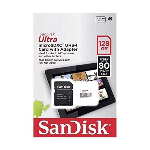 Sandisk SDSQUNS GN6TA Carte mémoire Ultra MicroSDXC UHS I Classe 10 UHS I 80 Mo/ et - vue 3