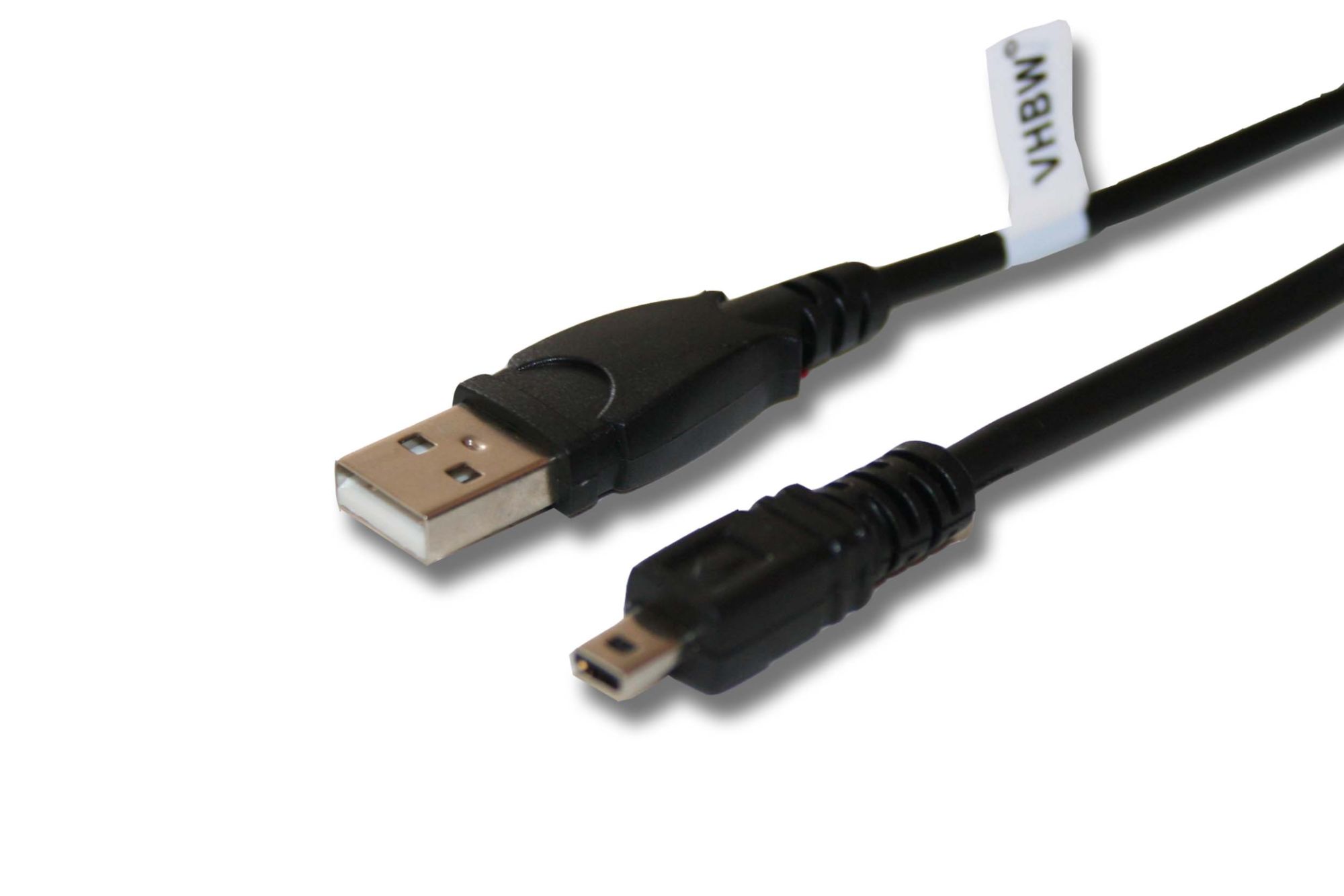 vhbw Câble de données USB (Standard USB Type A) 150cm compatible avec Panasonic Lumix DMC-FZ72, DMC-TZ71, DMC-TZ61, DMC-TZ58 appareil photo
