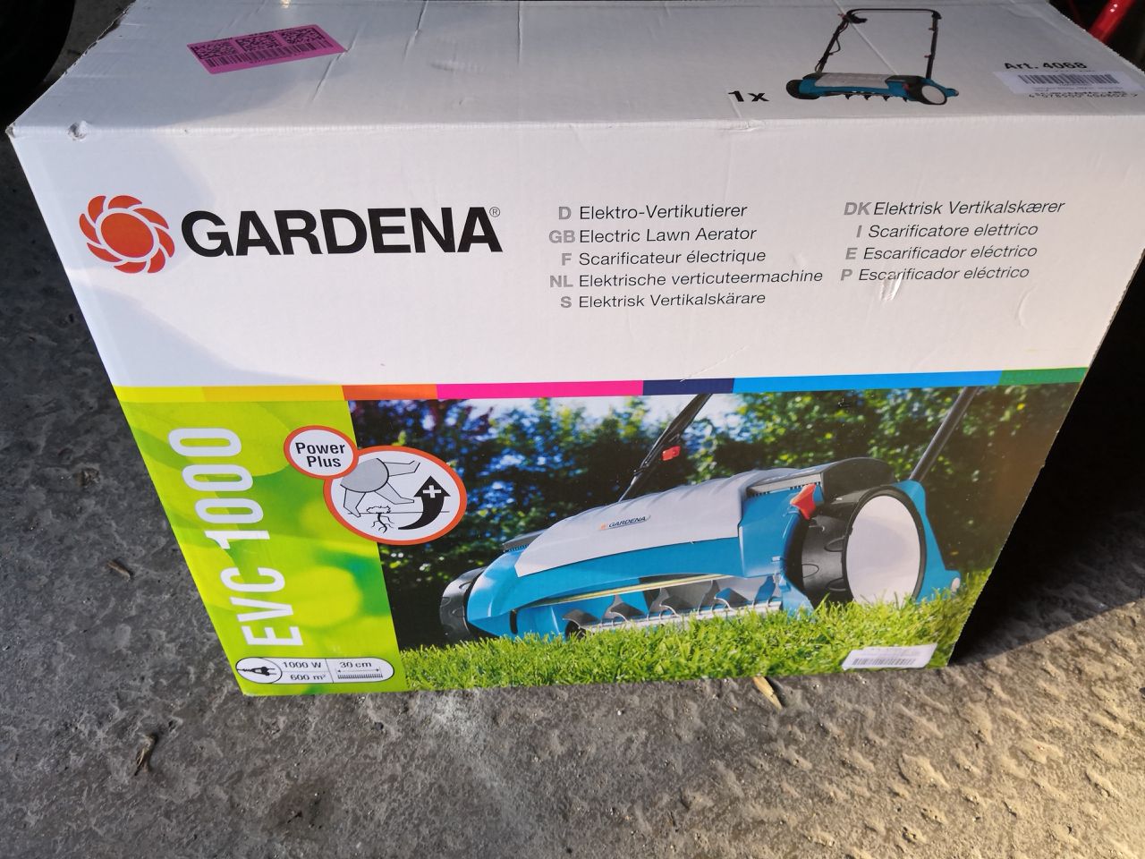 Scarificateur électrique GARDENA EVC 1000 Moteur PowerPlus Largeur de travail 30cm - vue 2