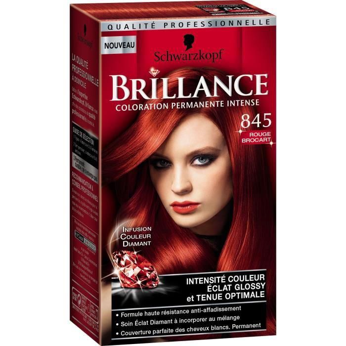 Schwarzkopf brillance coloration permanente brocart 845