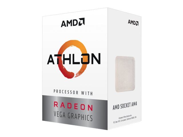 AMD Athlon 200GE 3.2 GHz 2 curs 4 filetages 4 Mo cache Socket AM4 Box - vue 1