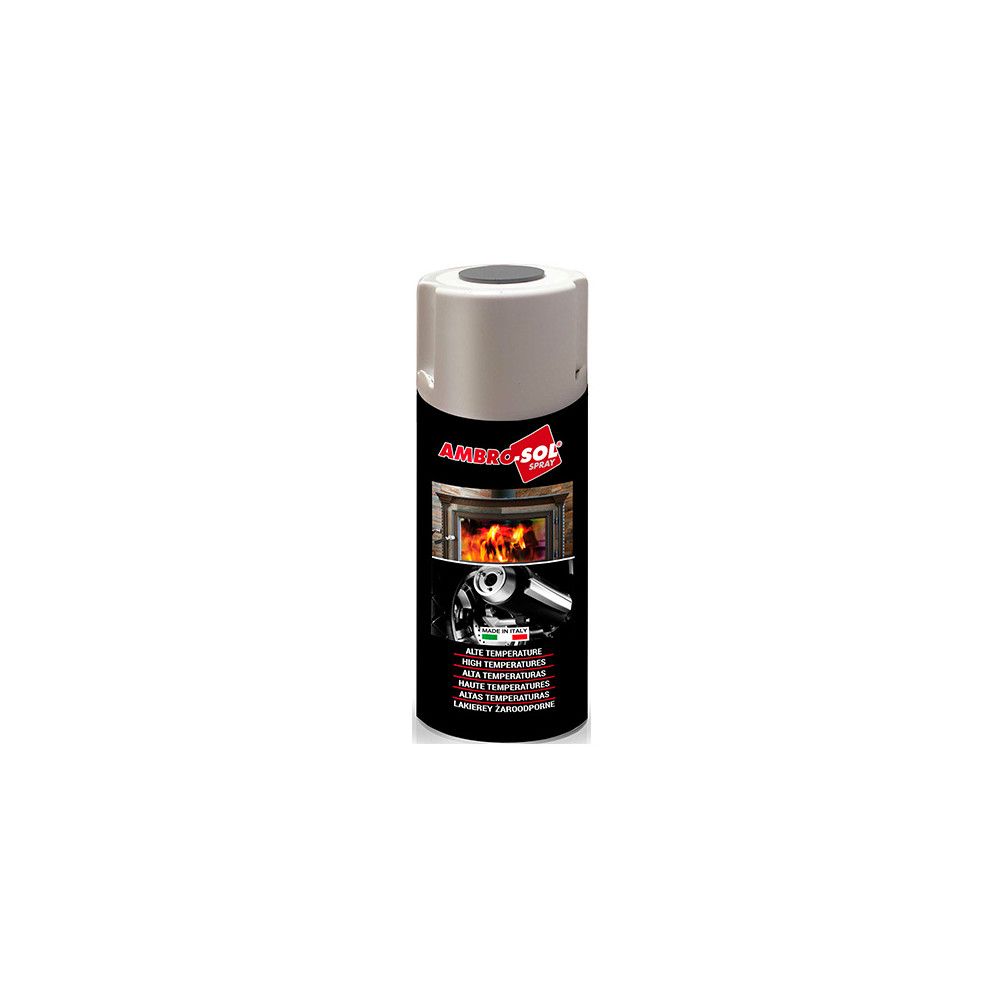 Peinture haute température gris anthracite 400 ml - V400TEMP.6 - Ambro-sol