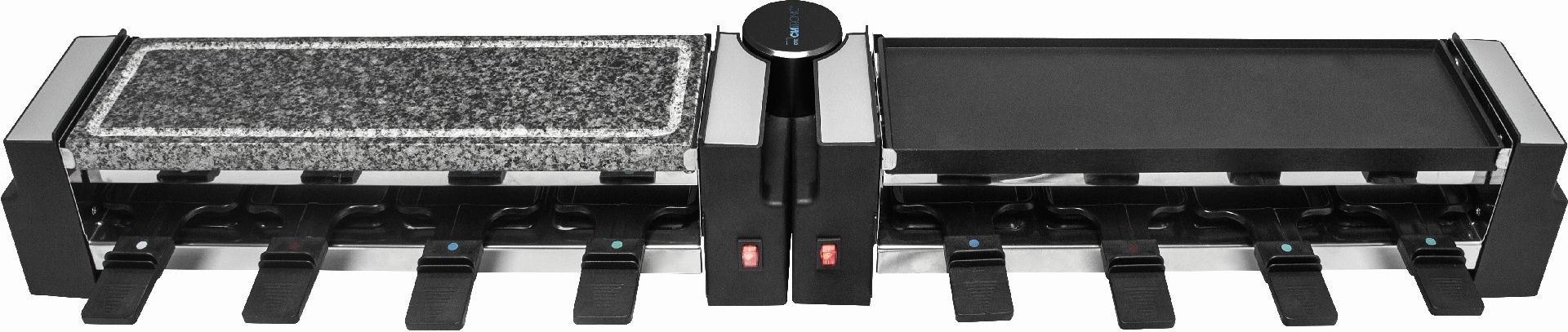 Raclette gril avec pierre chaude 8 personnes Clatronic RG 3678
