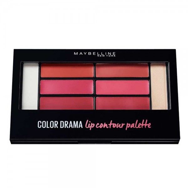 Blushed Bombshell Palette Contouring Lèvres Color Drama Lip Contour Palette Gemey Maybelline