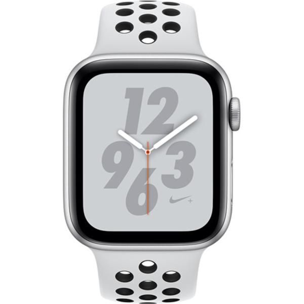 Apple Watch Series 4 Sport 40mm (Gps Only) Nike Plus Aluminium Silver Sport Band Black
