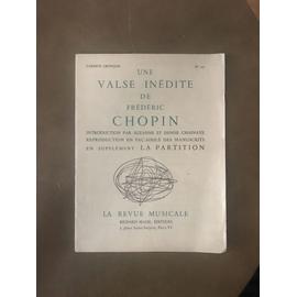 Valse Inédite De Frédéric Chopin