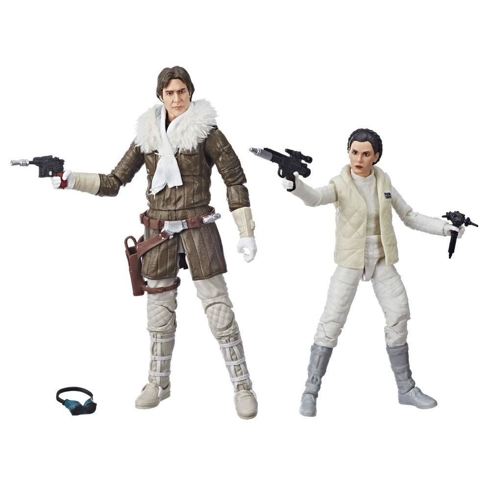 Star Wars Episode V Series Figurines 2018 Leia & Han Hoth Convention Exclusive 15 Cm