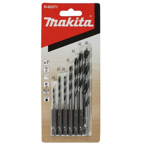 Forets à bois Makita D 62371 7 pièces Acier 14 - vue 2