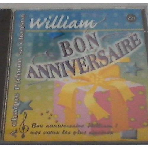 Bon Anniversaire William Cd Rakuten