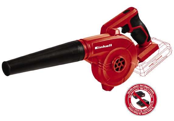 Einhell Souffleur d'atelier sans fil TE CB 1878 Li Solo Power X Change 18V Vitesse de souffle : 78120 /h 15500 trsmin Livré sans Batterie ni Chargeur - vue 2