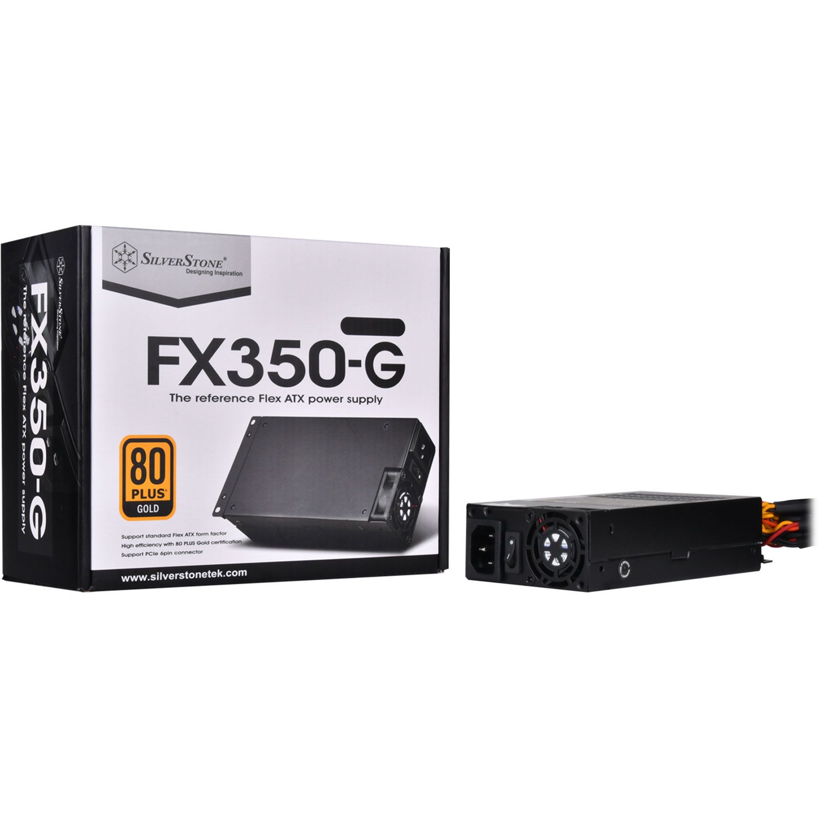 SilverStone SST FX350 G Série Flex Alimentation PC 80 Plus Gold Ventilateur à Faible Bruit 40 mm Neuf - vue 2