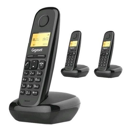 TELEFONO CORDLESS GIGASET A170 TRIO NERO L36852 H2802 K111