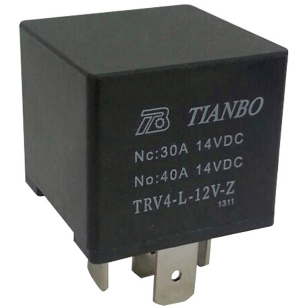 Tianbo Electronics TRV4 L-12V-Z Relais automobile 12 V/DC 1 inverseur (RT)