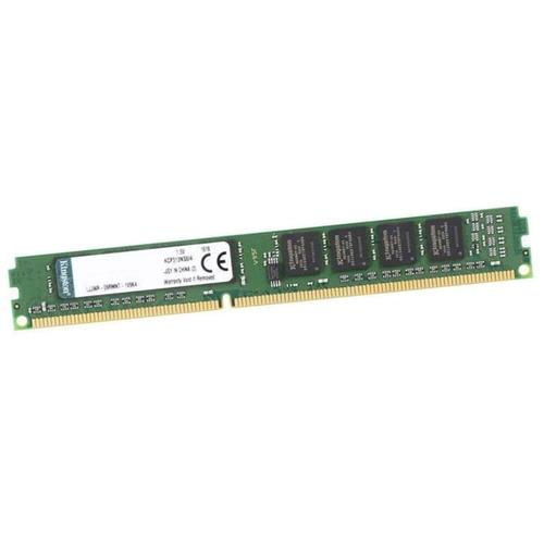 4Go Ram Pc Bureau Kingston Kcp313Ns8/4 Ddr3 Pc3-10600U 1333Mhz Cl9 Low Profile