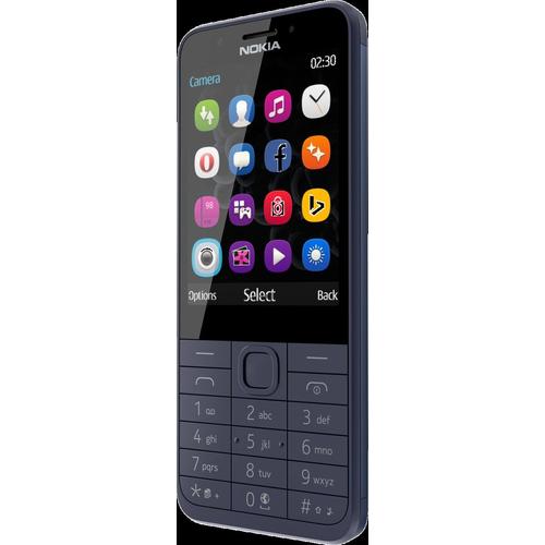 Nokia 230 Revival Midnight Bleue Dual Sim Débloqué Logiciel Original