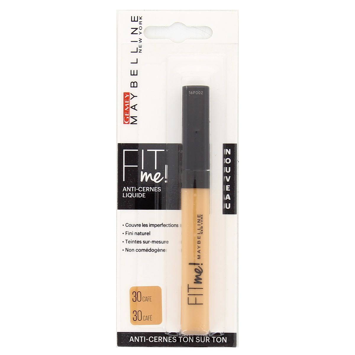 Maybelline New York Anti cernes Correcteur Fluide Fit Me Matte & Poreless Tous Types de Peaux 30 6 8 ml - vue 8