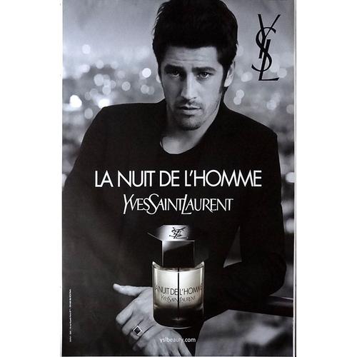 affiche pub parfum homme