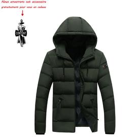 au Homme de capuche à Marque Doudoune légère slim Garder et Manteau Hommes chaud qUzVpGSM