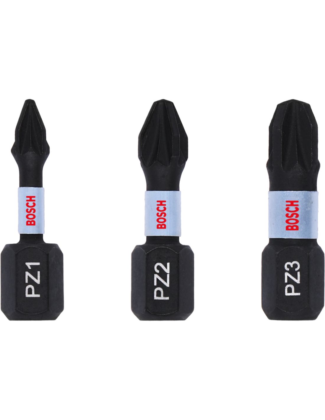 Bosch Pack 3 embouts de vissage 6 pans Pozidriv IMPACT 2608522491 - vue 2