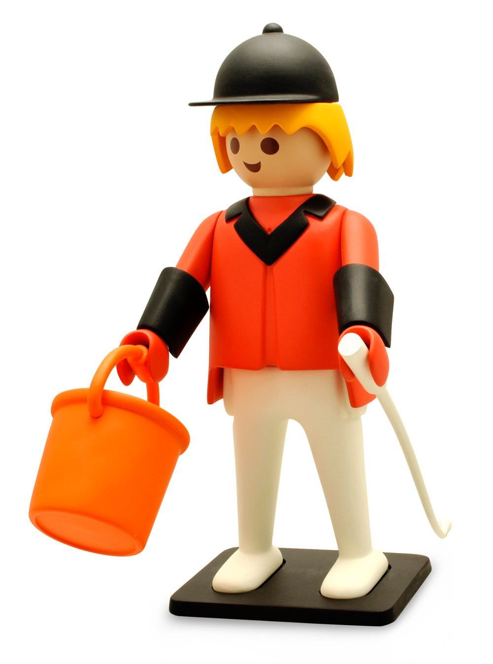 Figurine en Résine du Cavalier de Concours Collection Vintage Playmobil Neuf