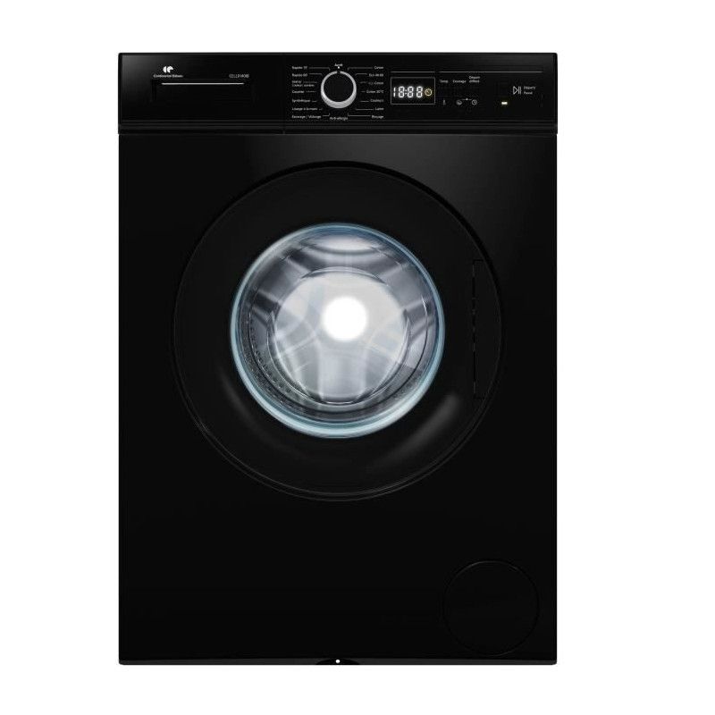 Lave linge hublot CONTINENTAL EDISON CELL9140IB 9kg Largeur 59 6 cm Classe A 1400 trs moteur induction - vue 2