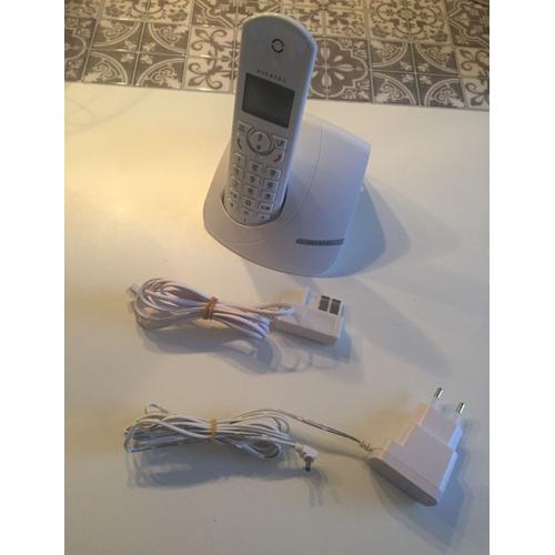 Téléphone Sans Fil Alcatel F370 Blanc
